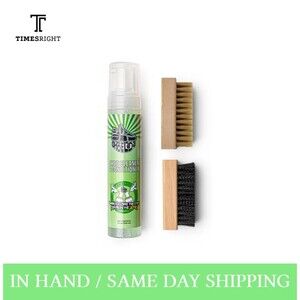 Authentic ShoeLada Foam Shoe Cleaner And Conditioner Brush Kit IN HAND FAST SHIP